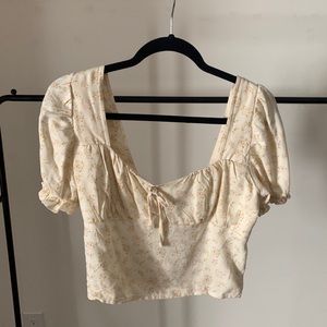 Vintage Floral Crop Top